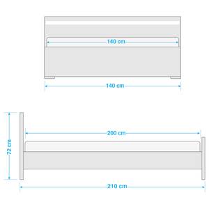 Kinderbed Cariba Eik - 140 x 200cm