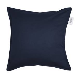 Housse de coussin SW-Lino Tissu mélangé - Bleu foncé