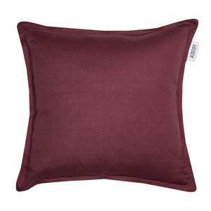 Kussensloop SW-Lino Textielmix - Bourgondië rood