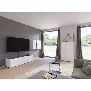 Meuble TV Veluva Blanc / Graphite