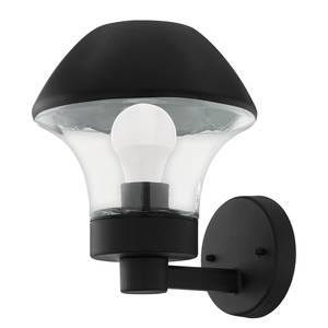 LED-wandlamp Verlucca glas / staal - 1 lichtbron