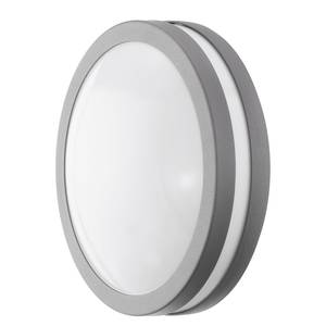 LED-wandlamp Locana polycarbonaat / staal - 1 lichtbron - Zilver