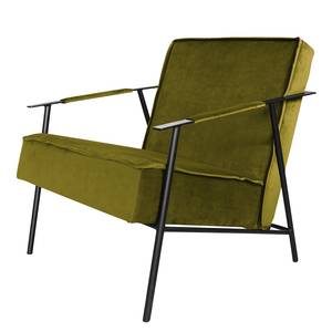 Fauteuil Canoas II fluweel - Velours Ravi: Avocado