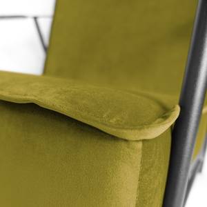 Fauteuil Canoas II fluweel - Velours Ravi: Avocado