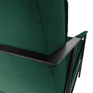 Fauteuil Canoas II Velours - Velours Ravi: Vert vieilli