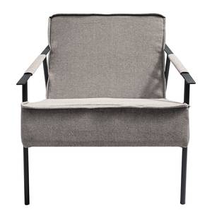 Fauteuil Canoas II Velours - Tissu Idis: Gris