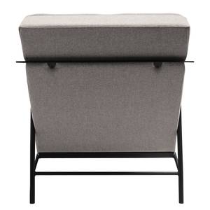 Fauteuil Canoas II Velours - Tissu Idis: Gris