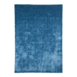 Hochflorteppich Alessia Kunstfaser - Jeansblau - 160 x 230 cm