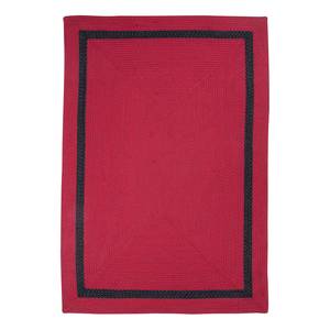 In- & outdoorvloerkleed Brado kunstvezels - Schoorsteen rood - 150 x 150 cm