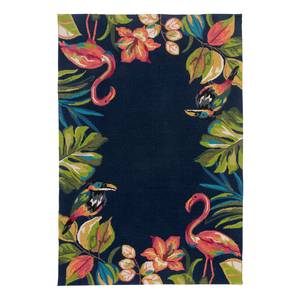 In-/Outdoorteppich Rosetta Polyester - Dunkelblau / Tropic - 160 x 230 cm