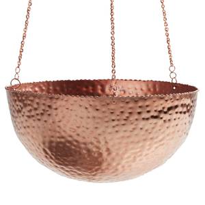 Hangpot Ramadi Koper - Metaal - Natuurvezel - 30 x 90 x 15 cm