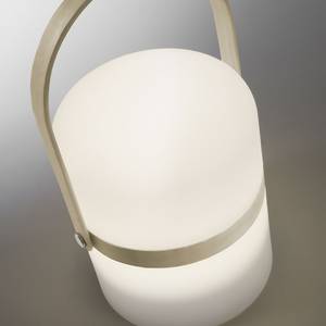 LED-Tischleuchte Ridley Kunststoff - 1-flammig - Braun