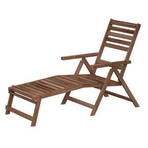 Transat Mimo II (lot de 2) Acacia massif - Marron