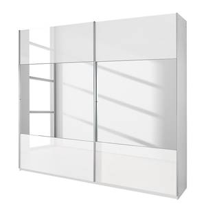 Schwebetürenschrank Beluga-Plus Alpinweiß/Hochglanz Weiß - 137 x 223 cm