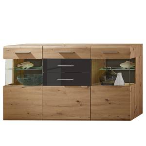 Sideboard Soldeu Eiche Artisan Dekor / Grau