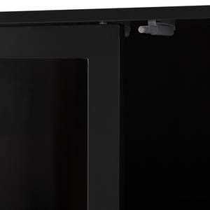 Armoire d’angle Luuk Noir mat / Doré