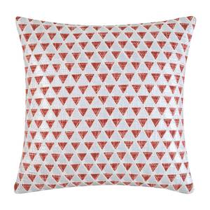 Coussin Divya Coton - Rouge chaud