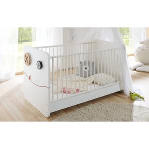 Lit bébé Minimo transformable MDF - Blanc neige