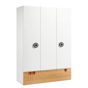 Kleiderschrank hülsta now minimo IV Weiß / Hellbraun