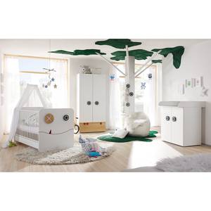 Babyzimmer hülsta now minimo I (3-tlg) Weiß / Hellbraun