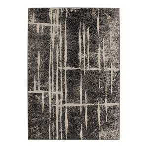 Kurzflorteppich Rohullah 3010 Webstoff - Grau / Elfenbein - 160 x 230 cm