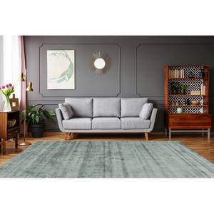 Kurzflorteppich Luxury 110 Webstoff - Grau - 80 x 150 cm