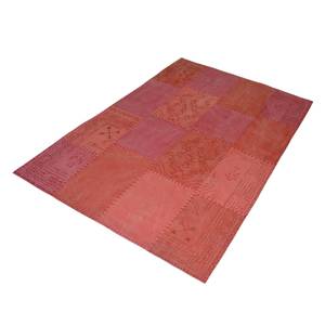 Kurzflorteppich Lyrical 210 Baumwollstoff - Rot - 200 x 290 cm