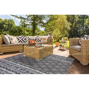 In- & outdoorvloerkleed Sunny 110 I Zwart - 80 x 150 cm