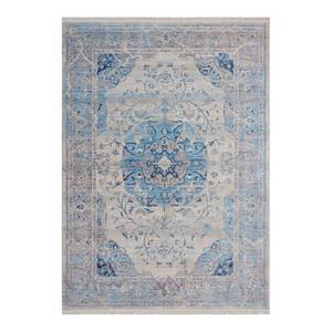 Kurzflorteppich Tibet-Nagqu Webstoff - Blau - 80 x 150 cm