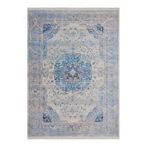 Kurzflorteppich Tibet-Nagqu Webstoff - Blau - 200 x 290 cm