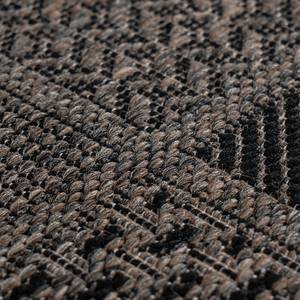 Laagpolig vloerkleed Indonesia-Sulawesi Taupe - 80 x 230 cm