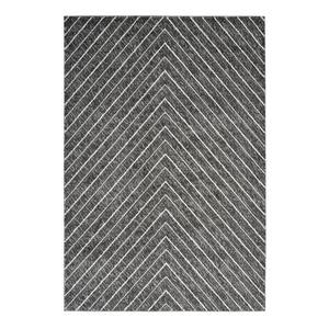 Kurzflorteppich Dominica-Delices Webstoff - Silber - 80 x 150 cm