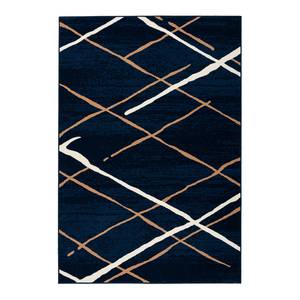 Laagpolig vloerkleed Vancouver 110 Donkerblauw - 80 x 150 cm