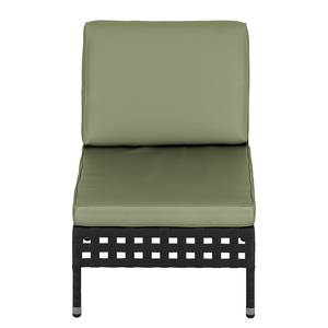 Set di sedute lounge Akona (5 pezzi) Nero - Verde - Tessile