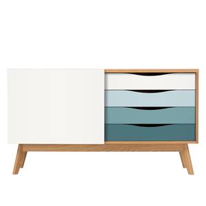 Sideboard Narvik VI Mehrfarbig / Eiche