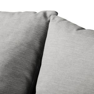 Ecksofa Huby (mit Schlaffunktion) Grau - Weiß - Kunstleder - Textil - 250 x 88 x 192 cm