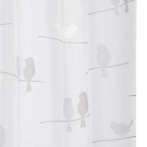 Gordijn Birds Geweven stof - wit - 140 x 245 cm