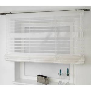 Store bateau Fancy II Tissu - Blanc - 80 x 170 cm