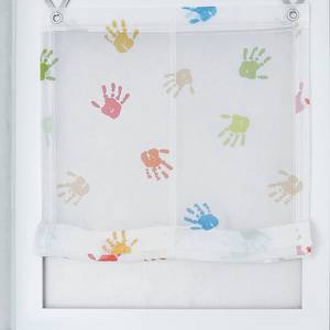 Raffrollo Hände Webstoff - Mehrfarbig - 100 x 130 cm