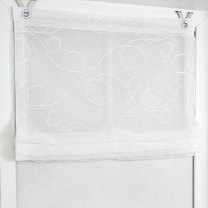 Store bateau Jasmin Tissu - Blanc - 45 x 130 cm