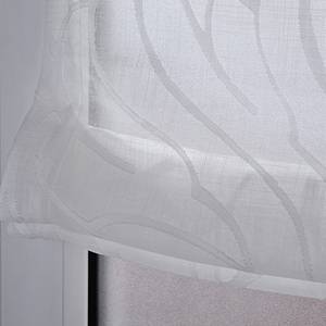Raffrollo Skyline Webstoff - Weiß - 60 x 135 cm
