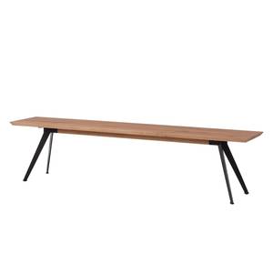 Banc Semaros Chêne cerris / Chêne sauvage massif / Métal - Largeur : 200 cm