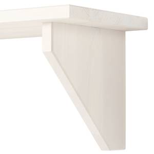 Étagère murale Lillehammer Pin massif - Pin blanc - Largeur : 100 cm