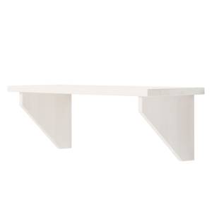 Étagère murale Lillehammer Pin massif - Pin blanc - Largeur : 50 cm