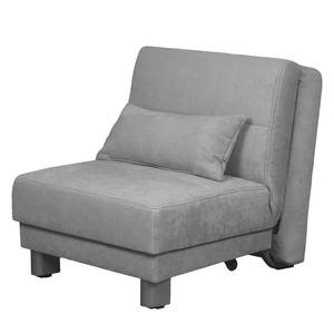 Schlafsofa Tenorio Microfaser - Grau - Breite: 80 cm