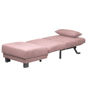 Canapé convertible Tenorio Microfibre - Mauve - Largeur : 80 cm