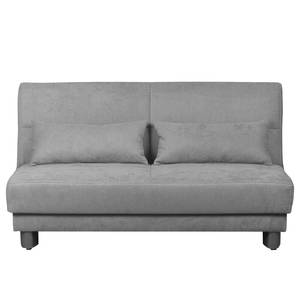 Schlafsofa Tenorio Microfaser - Grau - Breite: 156 cm