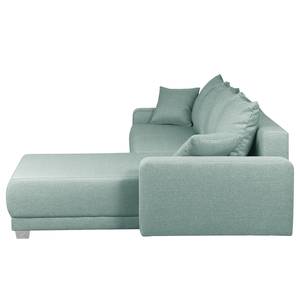 Ecksofa Alstrup Webstoff - Mintgrau