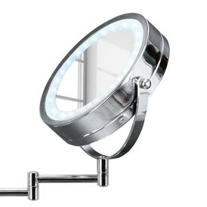 Make-upspiegel Brilliant Mirror 3-voudige vergroting - zilverkleurig