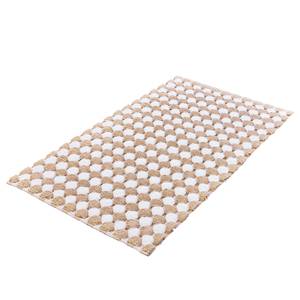 Tapis de bain Merida Coton - Beige - 60 x 100 cm